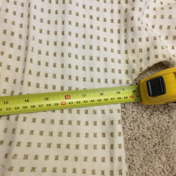 Jessica Cream and Gold 3/4 Sleeve Cardigan - Picture 8 of 10